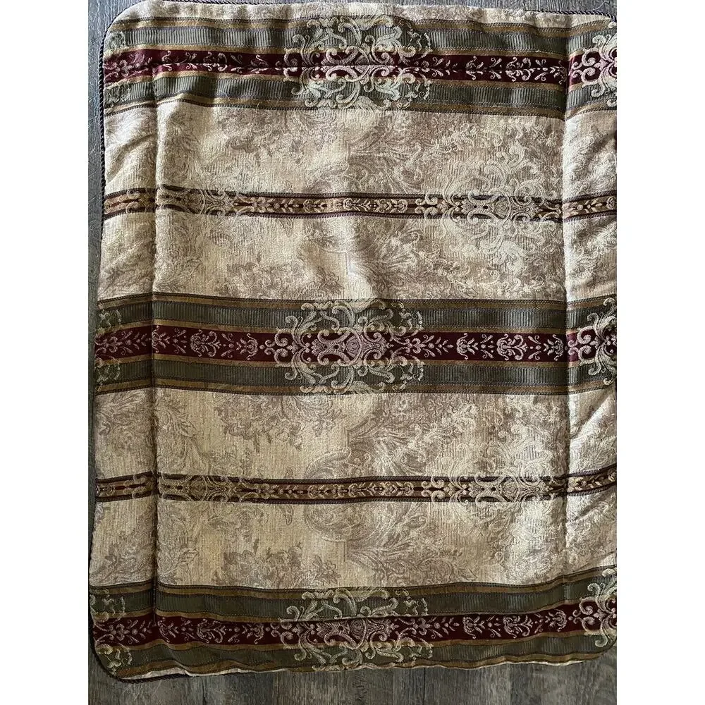 Two Croscill Home Galleria standard Size Pillow Shams Finished Sz 27 X 21”